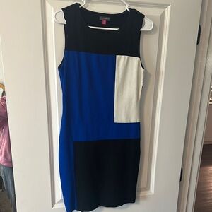 Vince Camuto Colorblock Sleeveless Dress